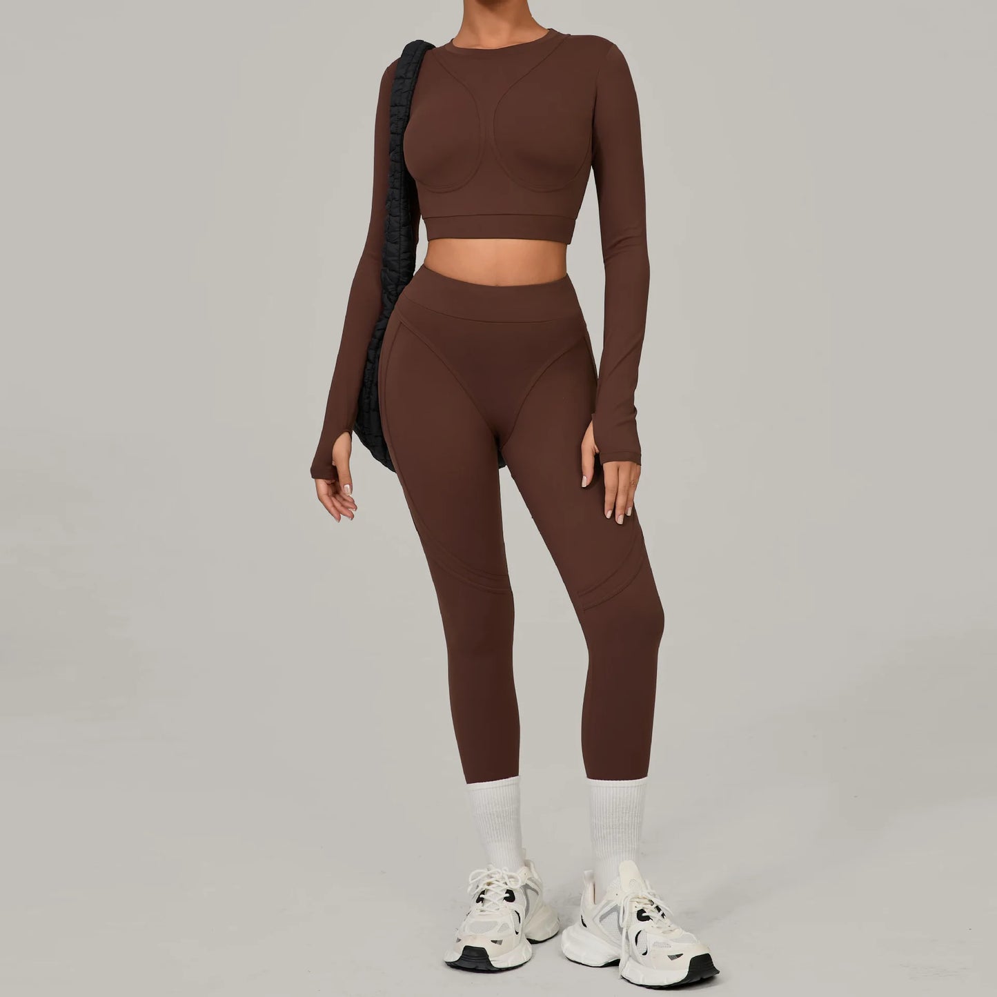 SWELTERING Yoga Suit Women Tracksuit 2PCS Sports Set