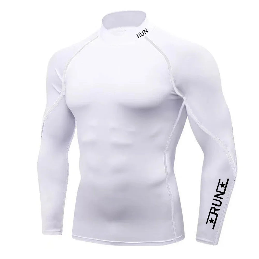 Running Compression T Shirt Men's Gym Training Quick Dry Shirts