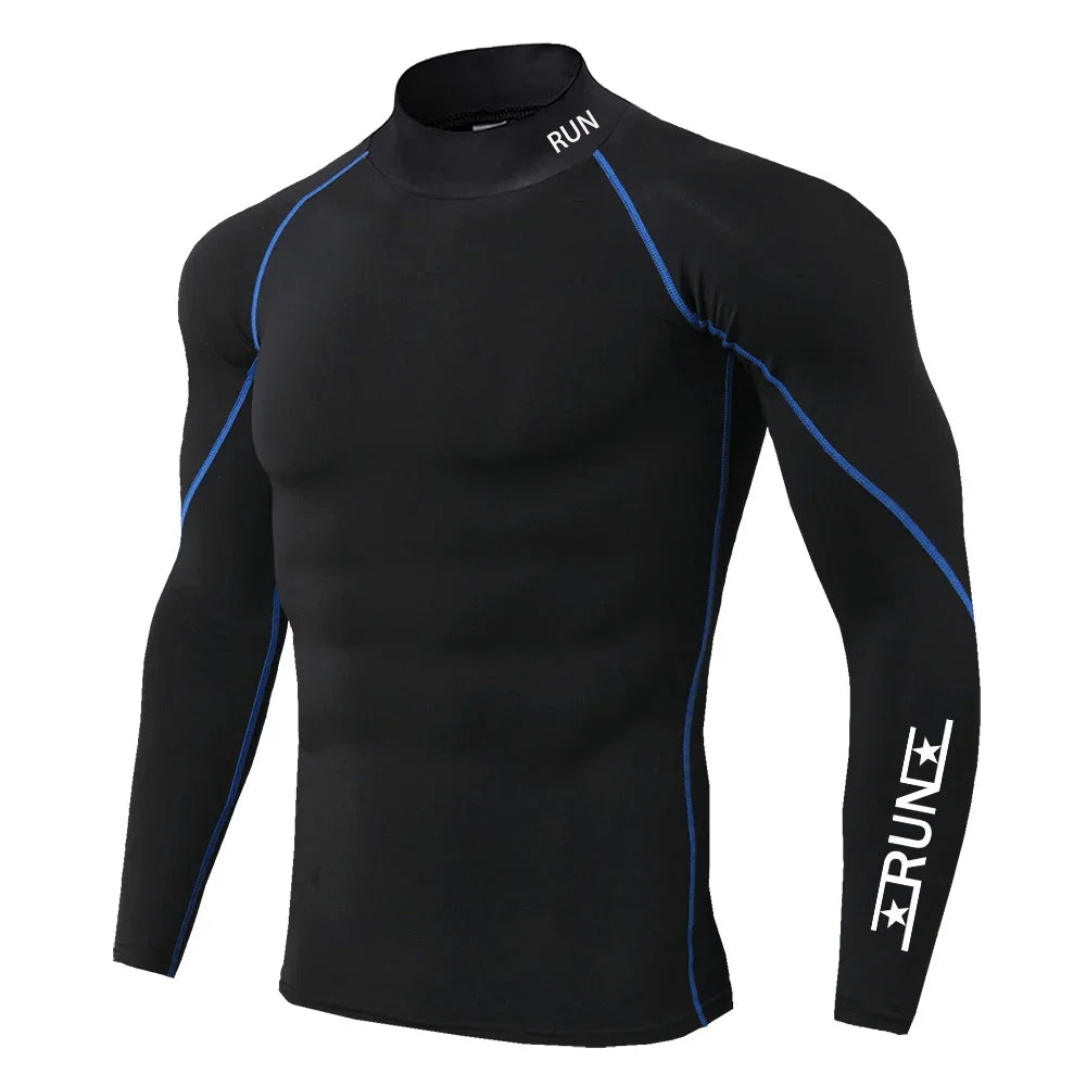 Running Compression T Shirt Men's Gym Training Quick Dry Shirts
