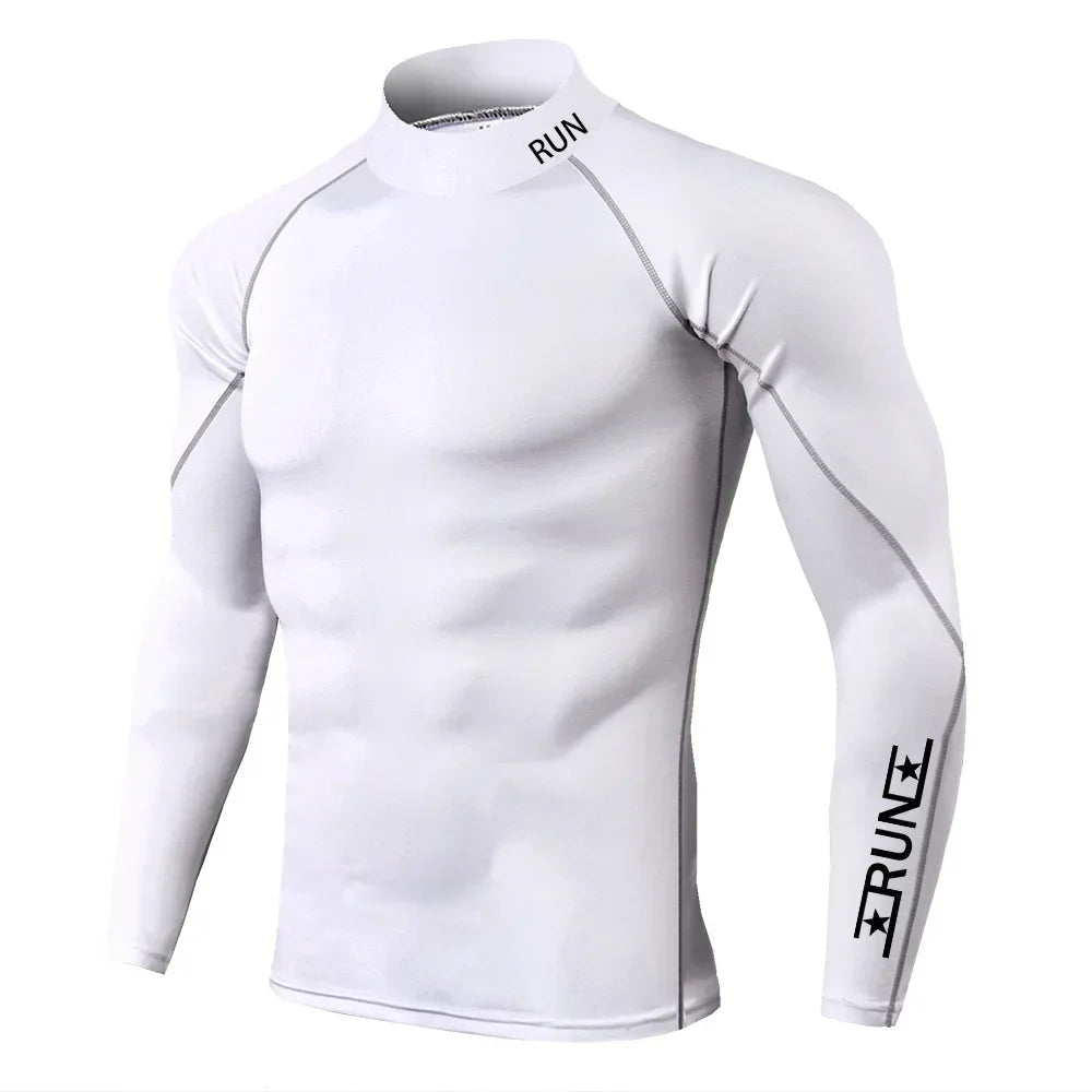 Running Compression T Shirt Men's Gym Training Quick Dry Shirts