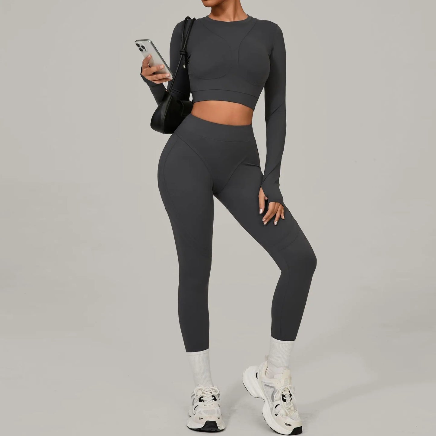 SWELTERING Yoga Suit Women Tracksuit 2PCS Sports Set