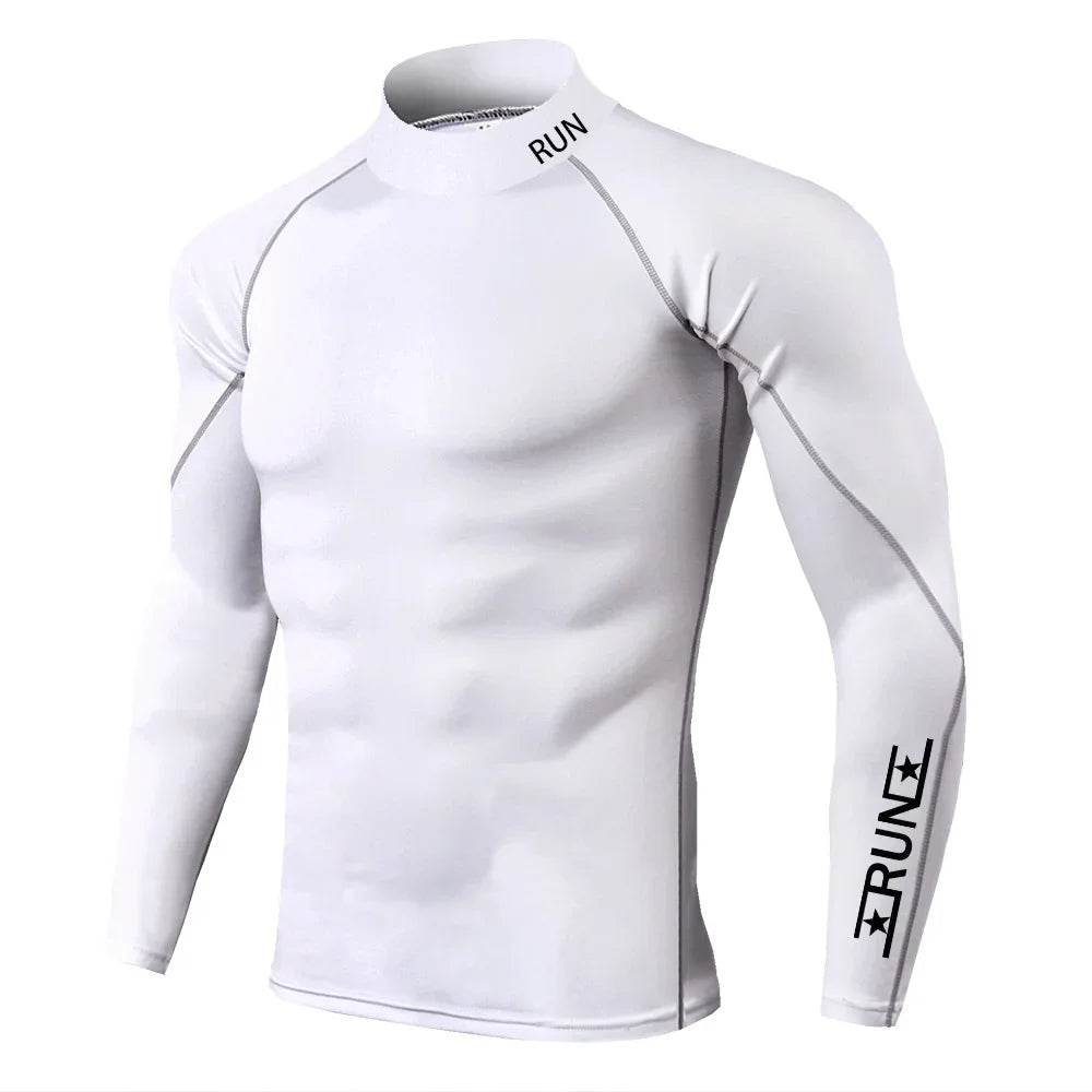 Running Compression T Shirt Men's Gym Training Quick Dry Shirts