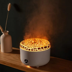 Ultrasonic Humidifier 550ml Capacity Auto Shut-Off and Timer Aromatherapy