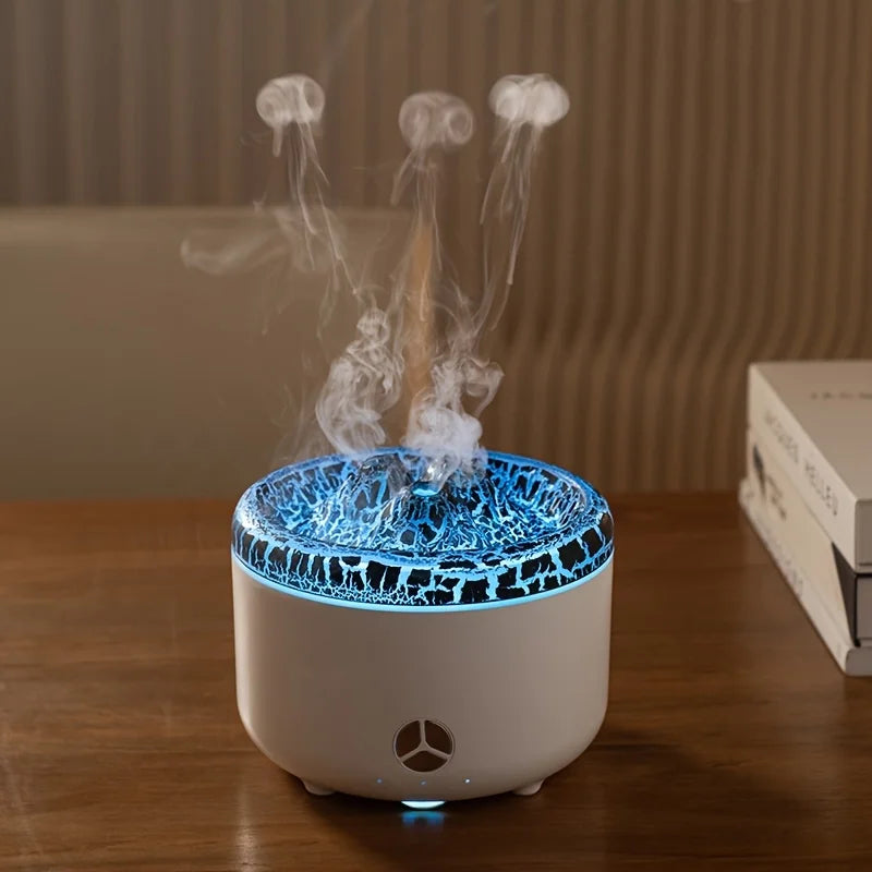 Ultrasonic Humidifier 550ml Capacity Auto Shut-Off and Timer Aromatherapy