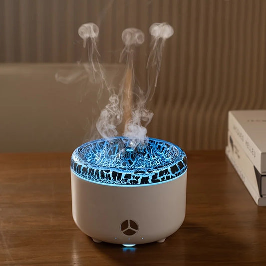 Ultrasonic Humidifier 550ml Capacity Auto Shut-Off and Timer Aromatherapy