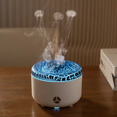 Ultrasonic Humidifier 550ml Capacity Auto Shut-Off and Timer Aromatherapy