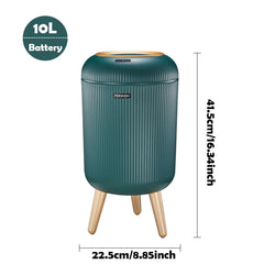 Automatic Trash Can with Lid,  Small Plastic Smart Trash Can