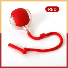 Cat Interactive Ball Toy Auto Rolling Ball with Tail Rechargeable