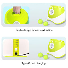 Dog Tennis Launcher Automatic Ball Launcher Throwing Machine