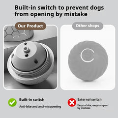 Smart Dog Toy Ball Electronic Interactive Pet Toy Ball USB Automatic Bouncing