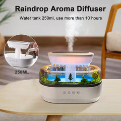 Aroma Air Humidifier Fragrance Essential Oil Diffuser for Home Raindrop Model
