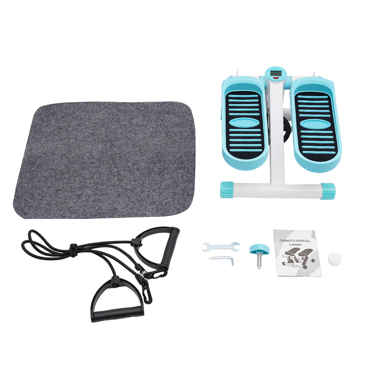 Blue/Pink Portable Fitness Stepper Fitness Mini Stepper for Home Office Workout