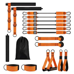 Pilates Bar Kit & Resistance Bands Multifunctional Pilates Bar Portable