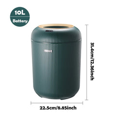 Automatic Trash Can with Lid,  Small Plastic Smart Trash Can
