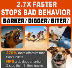 Pet Dog Repeller Ultrasonic Dog Training Device Rechargeable