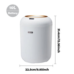 Automatic Trash Can with Lid,  Small Plastic Smart Trash Can