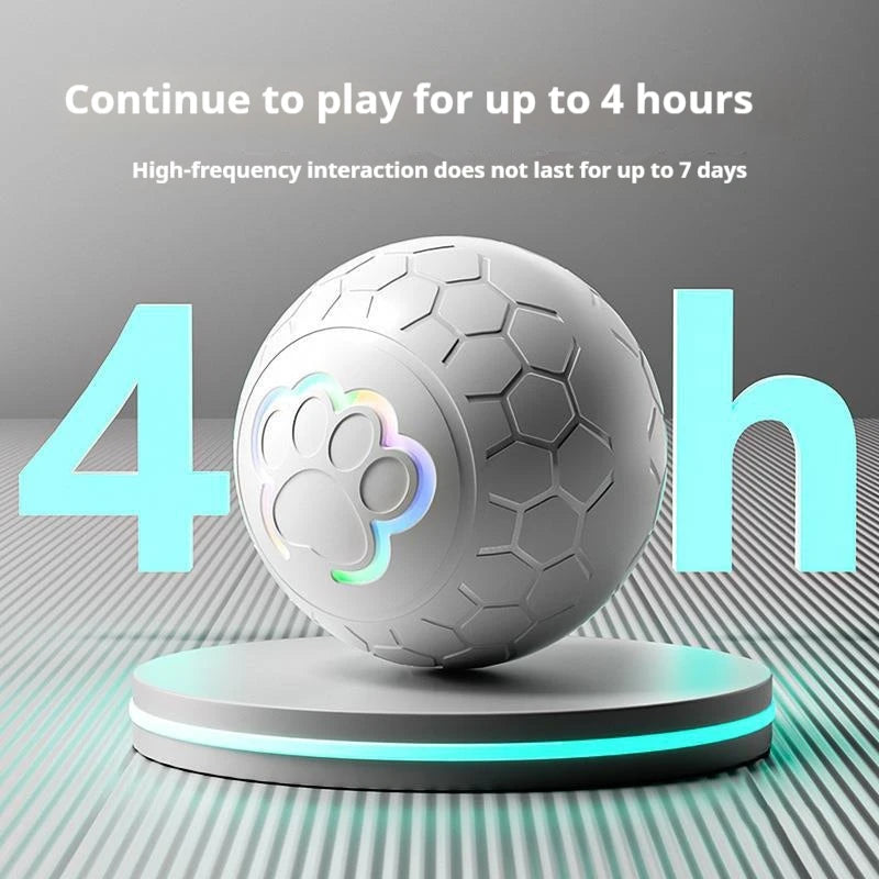 Smart Dog Toy Ball Electronic Interactive Pet Toy Ball USB Automatic Bouncing