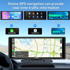 10.26" portable universal car stereo Radio HD Tour screen GPS Navi WIFI