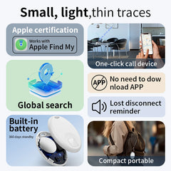 Bluetooth GPS Tracker Pet Anti-loss Device Smart AirTag for IOS