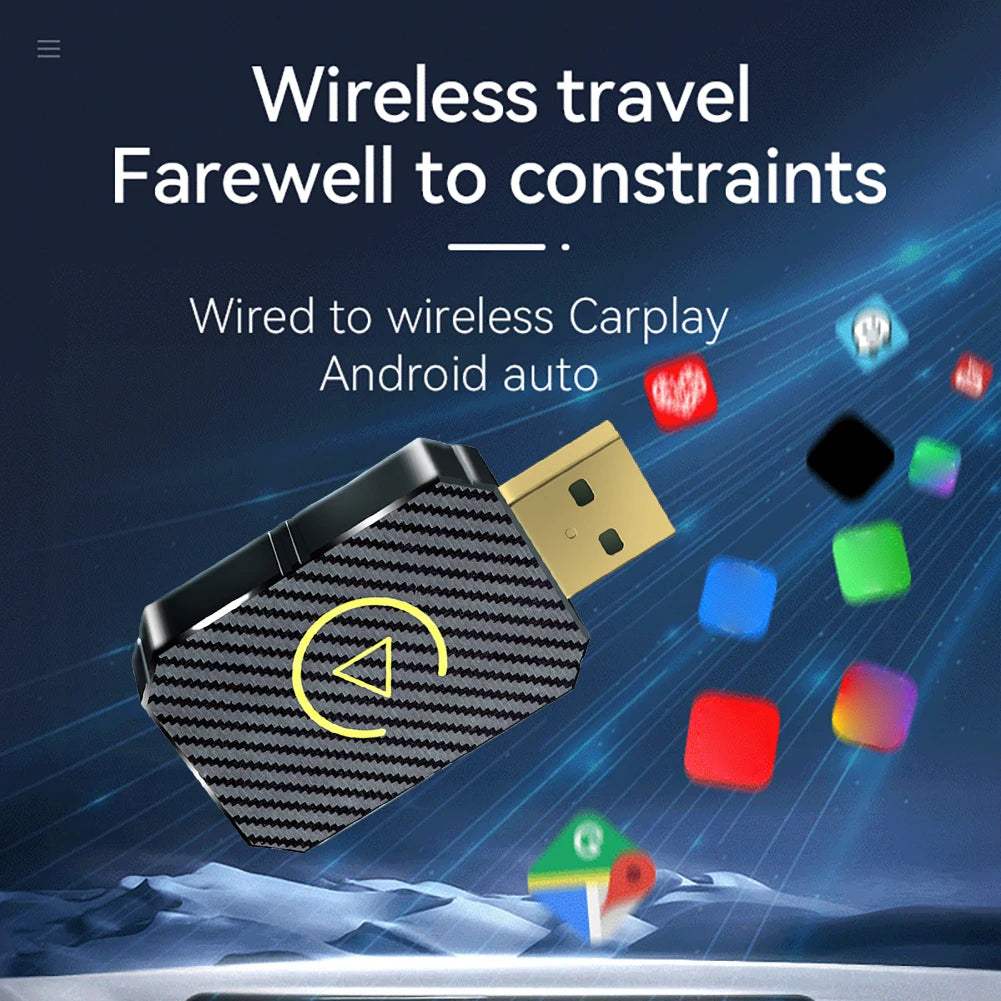 Wired To Wireless Carplay & Android Auto Wireless Adapter Auto Connect