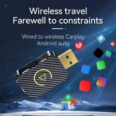 Wired To Wireless Carplay & Android Auto Wireless Adapter Auto Connect