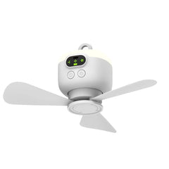 Portable Wireless Ceiling Fan Light Rechargeable Camping Fan