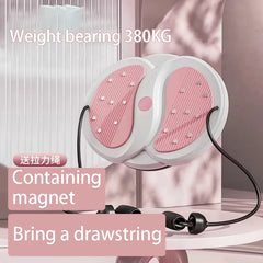 Rotating waist twisting disc fitness equipment for women's home fitness