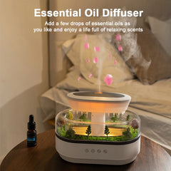 Aroma Air Humidifier Fragrance Essential Oil Diffuser for Home Raindrop Model