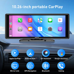 10.26" portable universal car stereo Radio HD Tour screen GPS Navi WIFI