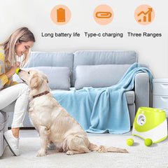 Dog Tennis Launcher Automatic Ball Launcher Throwing Machine