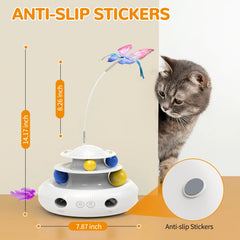 Chargeable Cat Laser Interactive Indoor Cat Puzzle Pet Toys Automatic USB